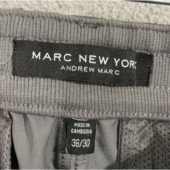 NWOT Marc New York Commuter Pants Mens 36x30 Gray Stretch Waistband Polyester - Picture 5 of 9